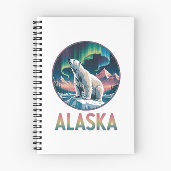 Item preview, Alaska Northern Lights Aurora Viewing Bear Vacation Trip designed and sold by PunkNation-Arts.