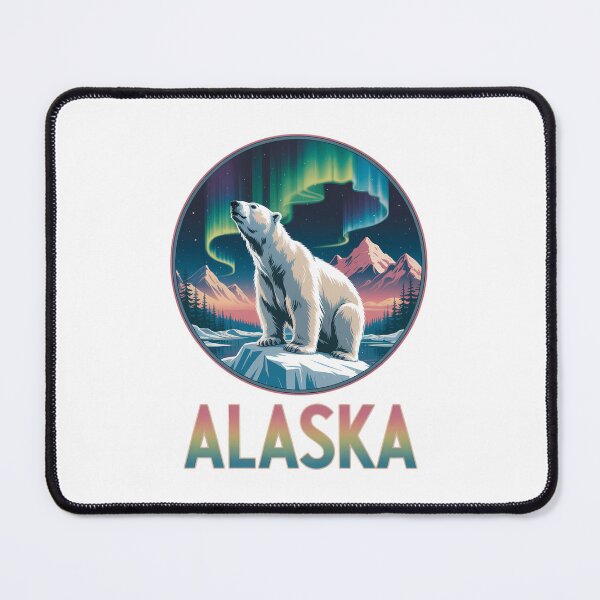 Item preview, Alaska Northern Lights Aurora Viewing Bear Vacation Trip designed and sold by PunkNation-Arts.