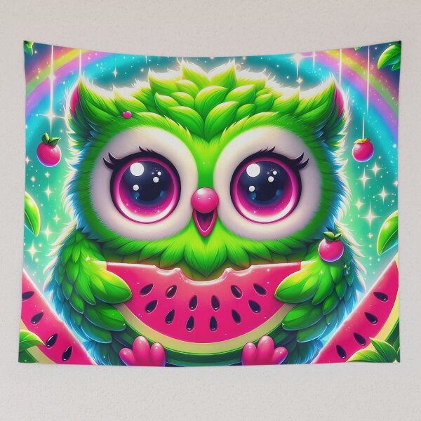 Item preview, Owl with watermelon  designed and sold by Jbl55.