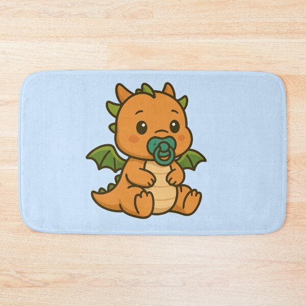 Item preview, Adorable Baby Dragon with Pacifier designed and sold by MartzDesigns.