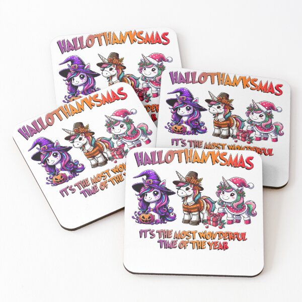 Item preview, Unicorn Halloween Thanksgiving Christmas  designed and sold by doodIllustrate.