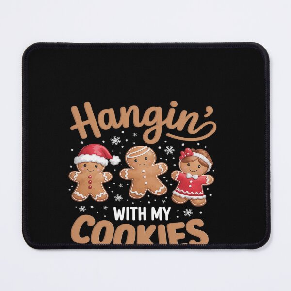 Item preview, Hangin With My Cookies Gingerbread Man Xmas Teacher Funny designed and sold by khorbiasieno.
