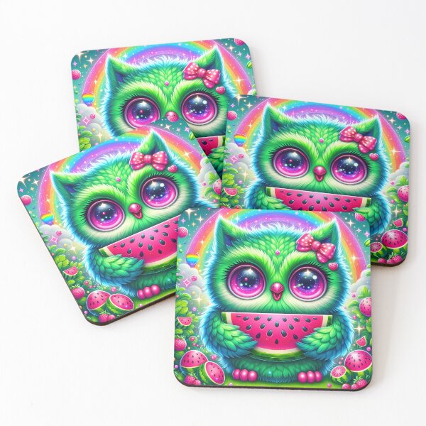 Item preview, Owl holding a watermelon  designed and sold by Jbl55.