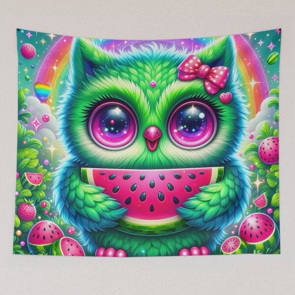 Item preview, Owl holding a watermelon  designed and sold by Jbl55.