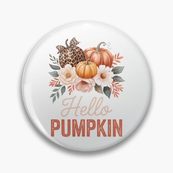 Item preview, Hello Pumpkin Leopard Print for Fall Thanksgiving designed and sold by Moon-Ape.