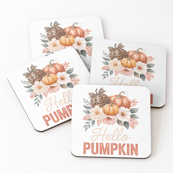 Item preview, Hello Pumpkin Leopard Print for Fall Thanksgiving designed and sold by Moon-Ape.