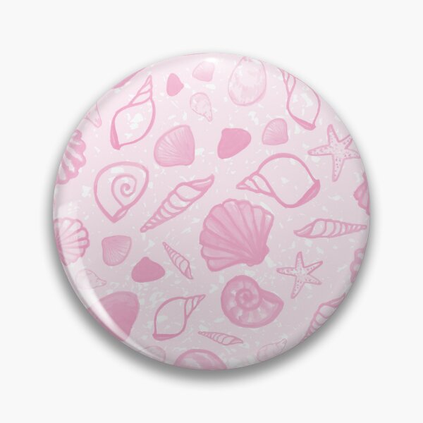 Item preview, Hand painted watercolor sea shells in pretty pink designed and sold by Goddessart.