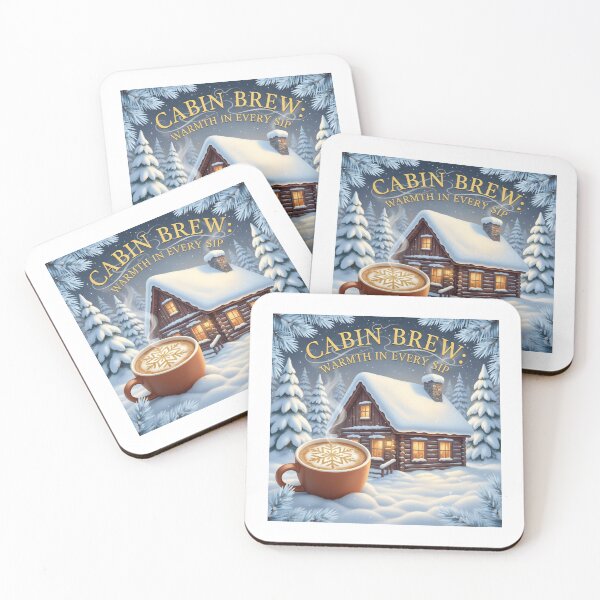 Item preview, Cabin Brew Warmth in Every Sip Winter Coffee Escape designed and sold by Dazzle-Sizzle.