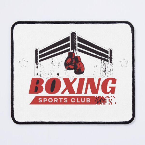 Item preview, BOXING SPORTS CLUB Logo - Retro Boxing Ring and Gloves Graphic designed and sold by GenZFashion000.