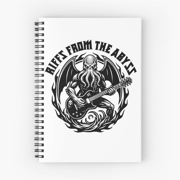 Item preview, Riffs del abismo - Cthulhu tocando la guitarra designed and sold by JoRealm.