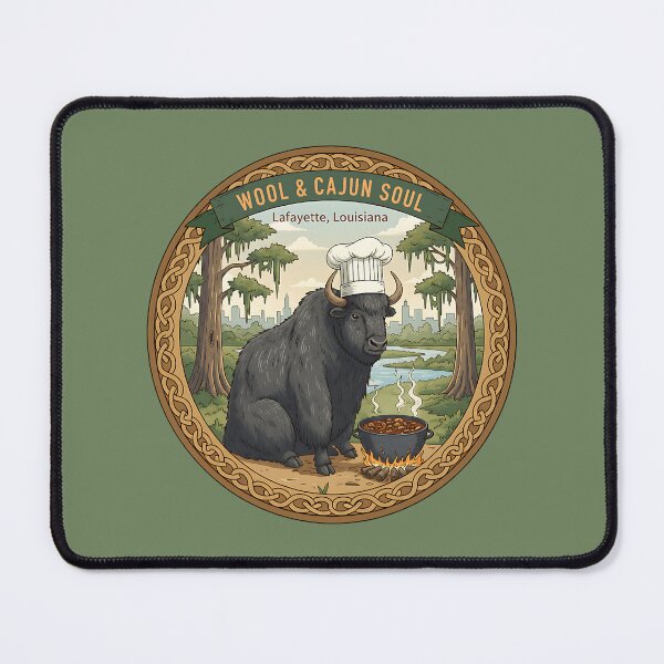 Item preview, Wool & Cajun Soul – Lafayette Buffalo Cooking designed and sold by PostersMode.