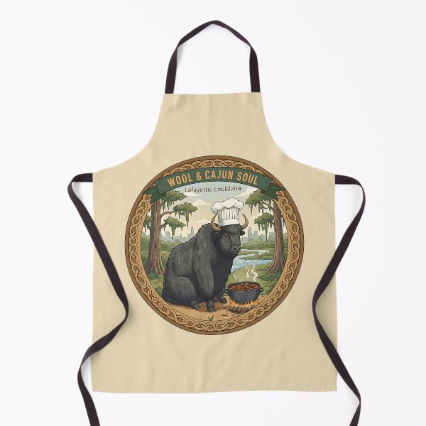 Item preview, Wool & Cajun Soul – Lafayette Buffalo Cooking designed and sold by PostersMode.