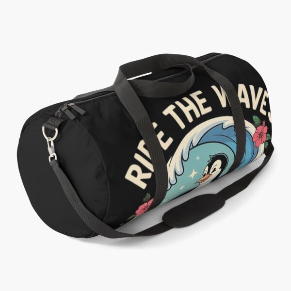 Item preview, Penguin Surfing Waves South Africa Cape Cod Surfs Up Fun designed and sold by DrewLeuschke.