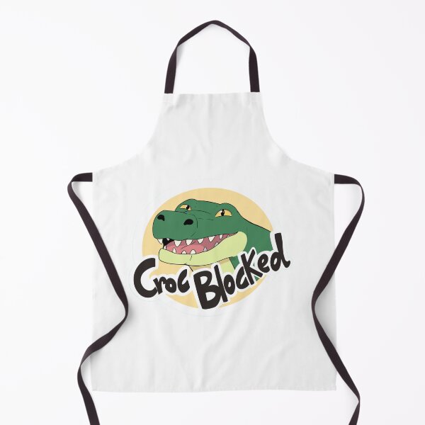 Item preview, CrocBlocked! Silly Crocodile Sticker designed and sold by Veshtitsa.