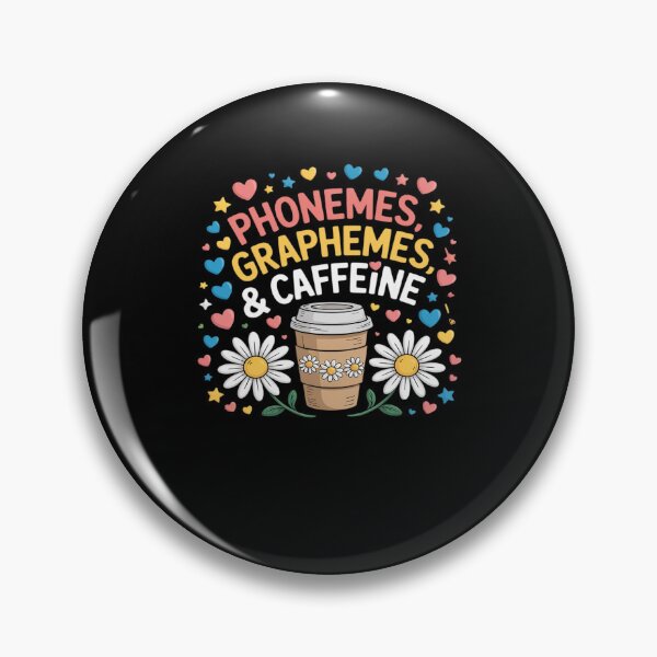 Item preview, Phonemes Graphemes and Caffeine Funny Reading Back to School designed and sold by DrewLeuschke.