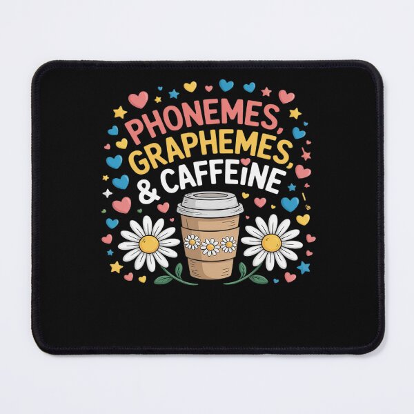 Item preview, Phonemes Graphemes and Caffeine Funny Reading Back to School designed and sold by DrewLeuschke.