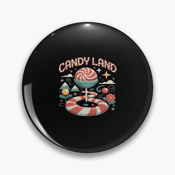 Item preview, Xmas Candy Land Rainbow Trail Candy Cane Merry Christmas designed and sold by RayArmstrong.