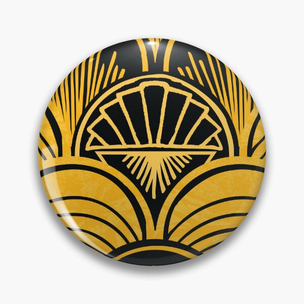 Item preview, The Jazz Age Art Deco Pattern in Gold designed and sold by Goddessart.