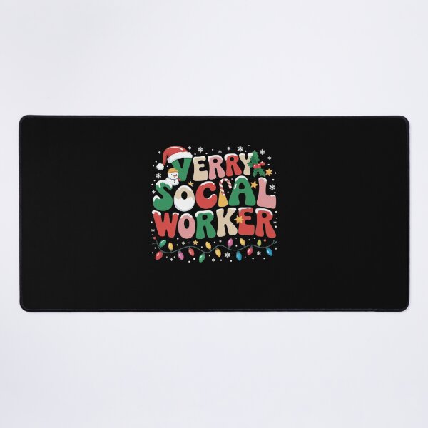 Item preview, Very Merry Social Worker Xmas Cool Christmas Social Worker designed and sold by FranzFriesen.