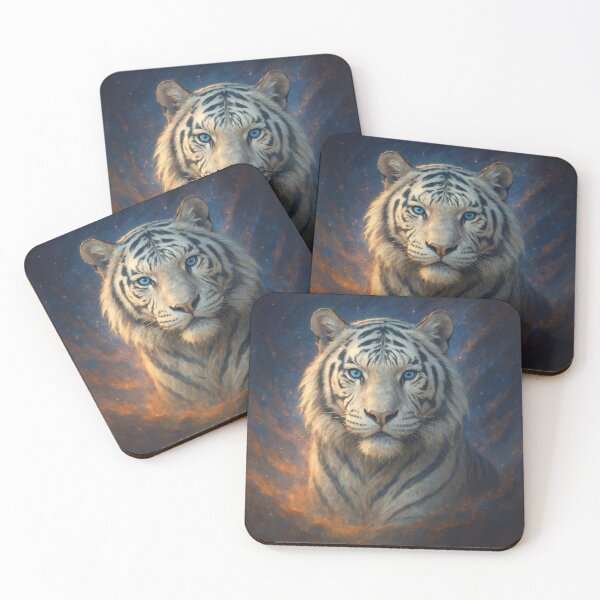 Item preview, Cosmic White Tiger designed and sold by Paul Morse.