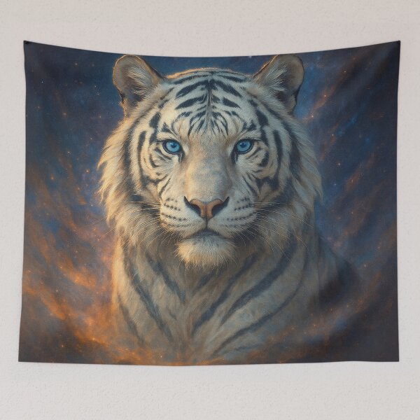 Item preview, Cosmic White Tiger designed and sold by Paul Morse.