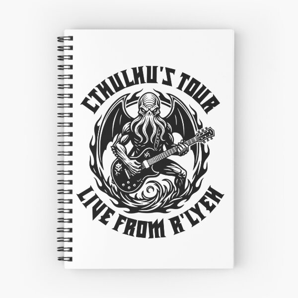 Item preview, Gira de Cthulhu en vivo desde R'lyeh - Cthulhu tocando la guitarra designed and sold by JoRealm.