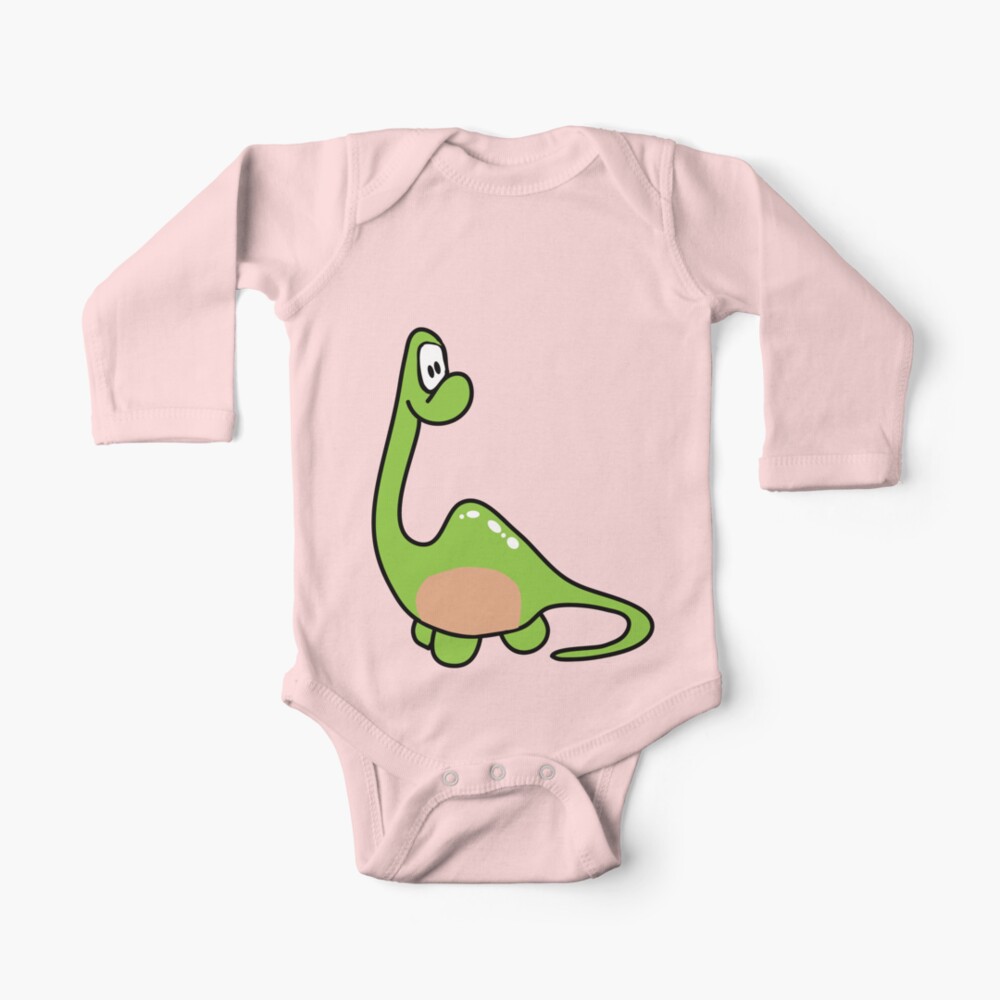 Girls Dinosaur Shirt - Baby Dino Onepiece - Babysaurus Outfit