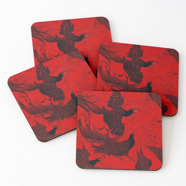 Item preview, Gothic Phoenix — Dark Oriental Myth on Crimson designed and sold by chi3-jp.