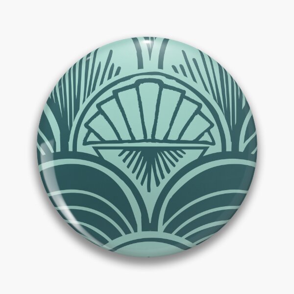 Item preview, The Jazz Age Art Deco Pattern in Mint Green designed and sold by Goddessart.