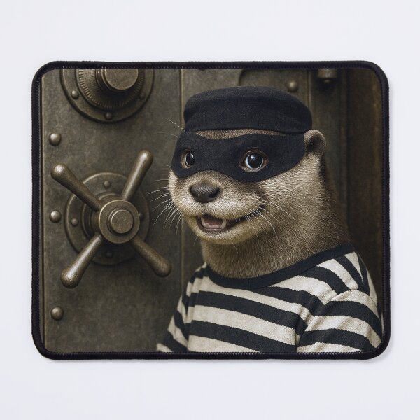 Item preview, Safe Crackin' Otter designed and sold by Tridentulus.