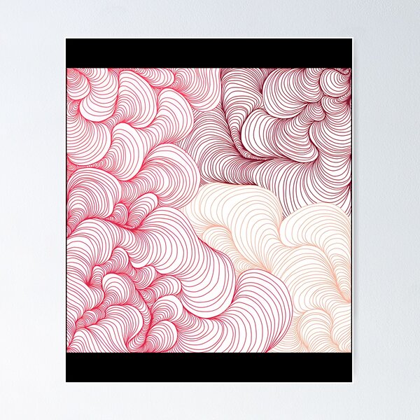 Item preview, Red Lines Rose designed and sold by agnesnwambeata.