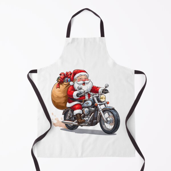Item preview, Biker Santa Claus Riding Motorcycle | Cool Christmas Design designed and sold by BrightVibesshop.