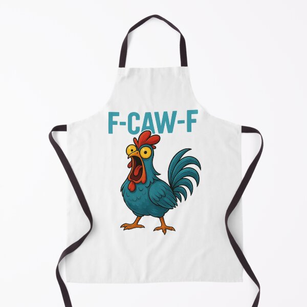 Item preview, F-CAW-F Rooster – Funny meme with neon glow designed and sold by Bernd Friese.
