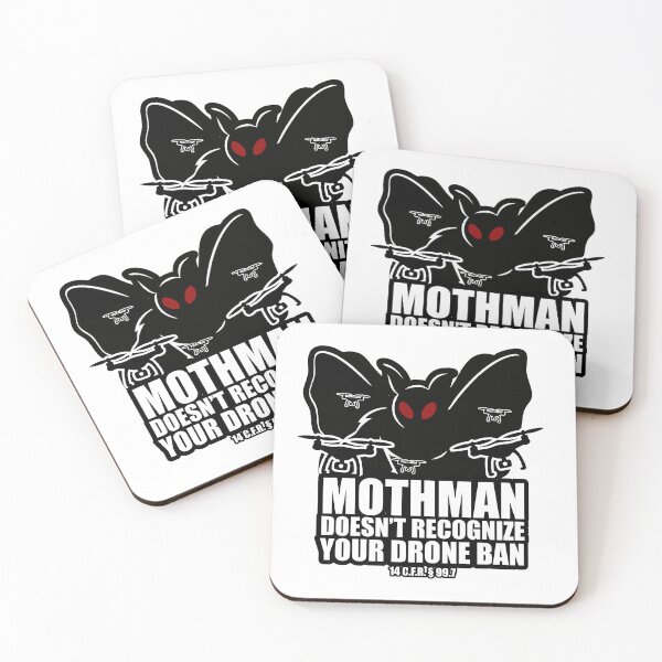 Item preview, Mothman Doesn’t Recognize Your Drone Ban — Aviation Parody designed and sold by Hearth and Rook.
