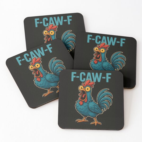 Item preview, F-CAW-F – Angry Rooster Cartoon designed and sold by Bernd Friese.