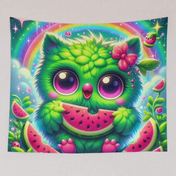 Item preview, Owl holding a watermelon  designed and sold by Jbl55.