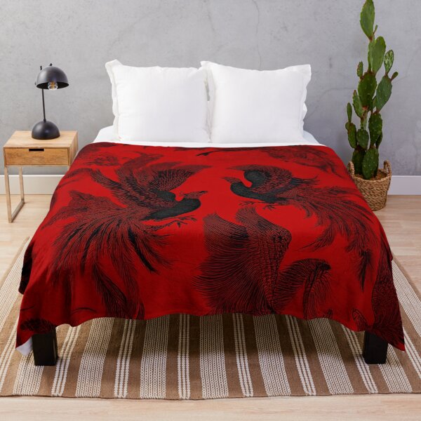 Item preview, Gothic Phoenix Pattern — Dark Oriental Fire on Crimson designed and sold by chi3-jp.