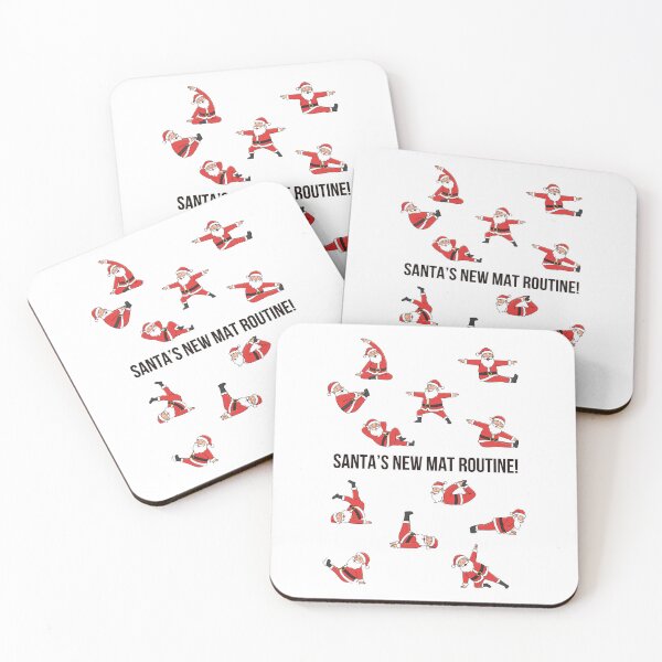 Item preview, Santa Pilates mat exercise designed and sold by sashica.