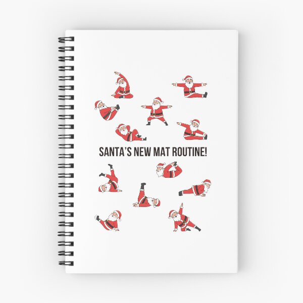 Item preview, Santa Pilates mat exercise designed and sold by sashica.