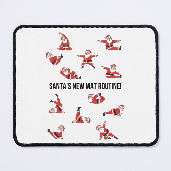 Item preview, Santa Pilates mat exercise designed and sold by sashica.