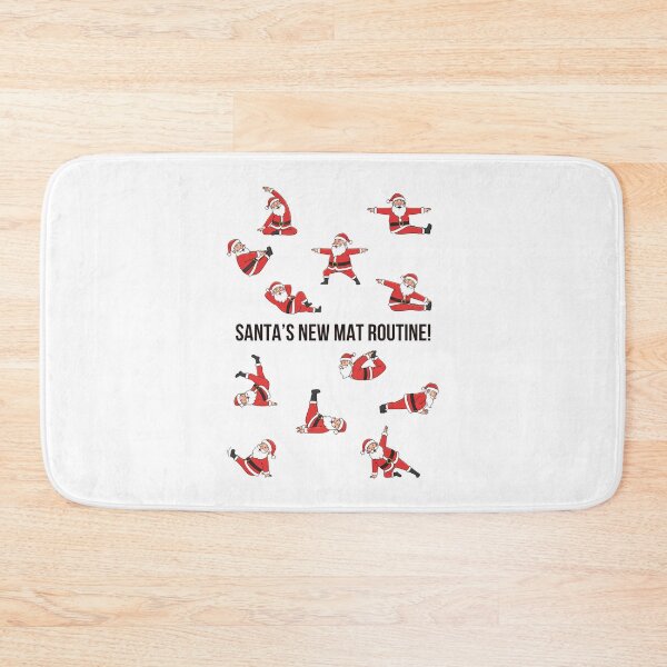Item preview, Santa Pilates mat exercise designed and sold by sashica.