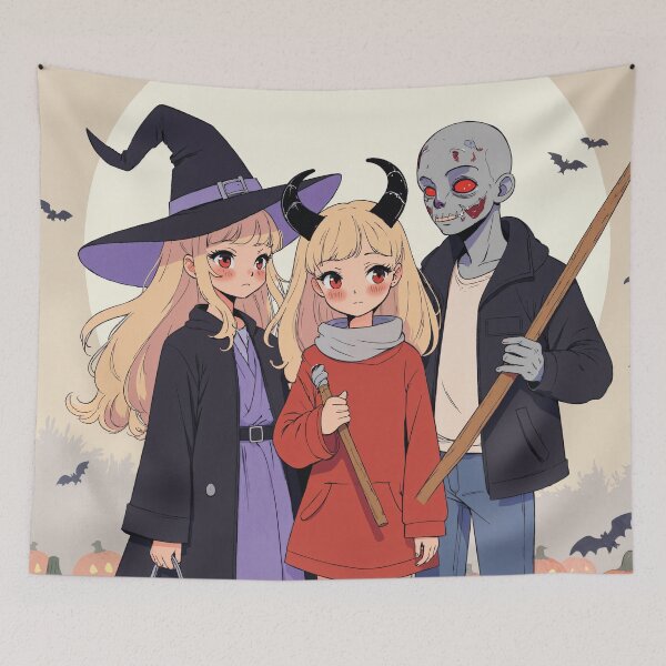Item preview, anime Halloween figures designed and sold by Mauswohn.