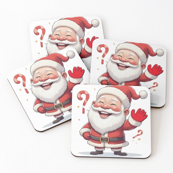 Item preview, Cheerful Santa Claus Illustration | Cute Christmas Art designed and sold by BrightVibesshop.