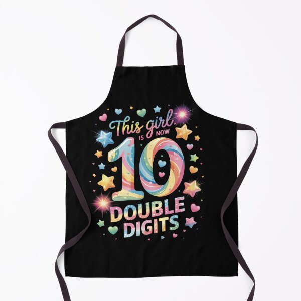 Item preview, 10th Birthday This Girl Is Now 10 Double Digits Tie Dye designed and sold by KonstanKoraner.