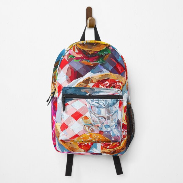 Item preview, Vibrant Summer Picnic – Colorful Food Art with Burgers, Pizza & Lemon Drinks designed and sold by Grafititee.