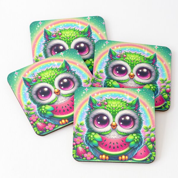 Item preview, Owl holding a watermelon  designed and sold by Jbl55.