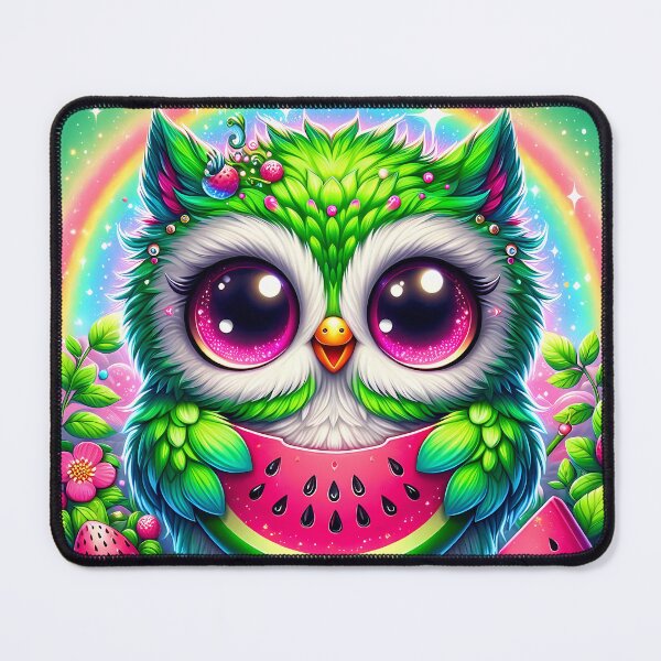 Item preview, Owl holding a watermelon designed and sold by Jbl55.