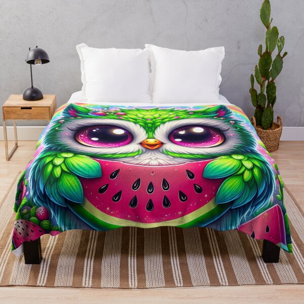 Item preview, Owl holding a watermelon designed and sold by Jbl55.