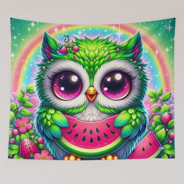 Item preview, Owl holding a watermelon  designed and sold by Jbl55.