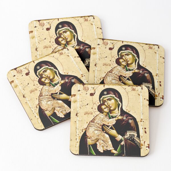 Item preview, Virgin Mary and Christ Child of Vladimir  designed and sold by Vicky Brago-Mitchell®.